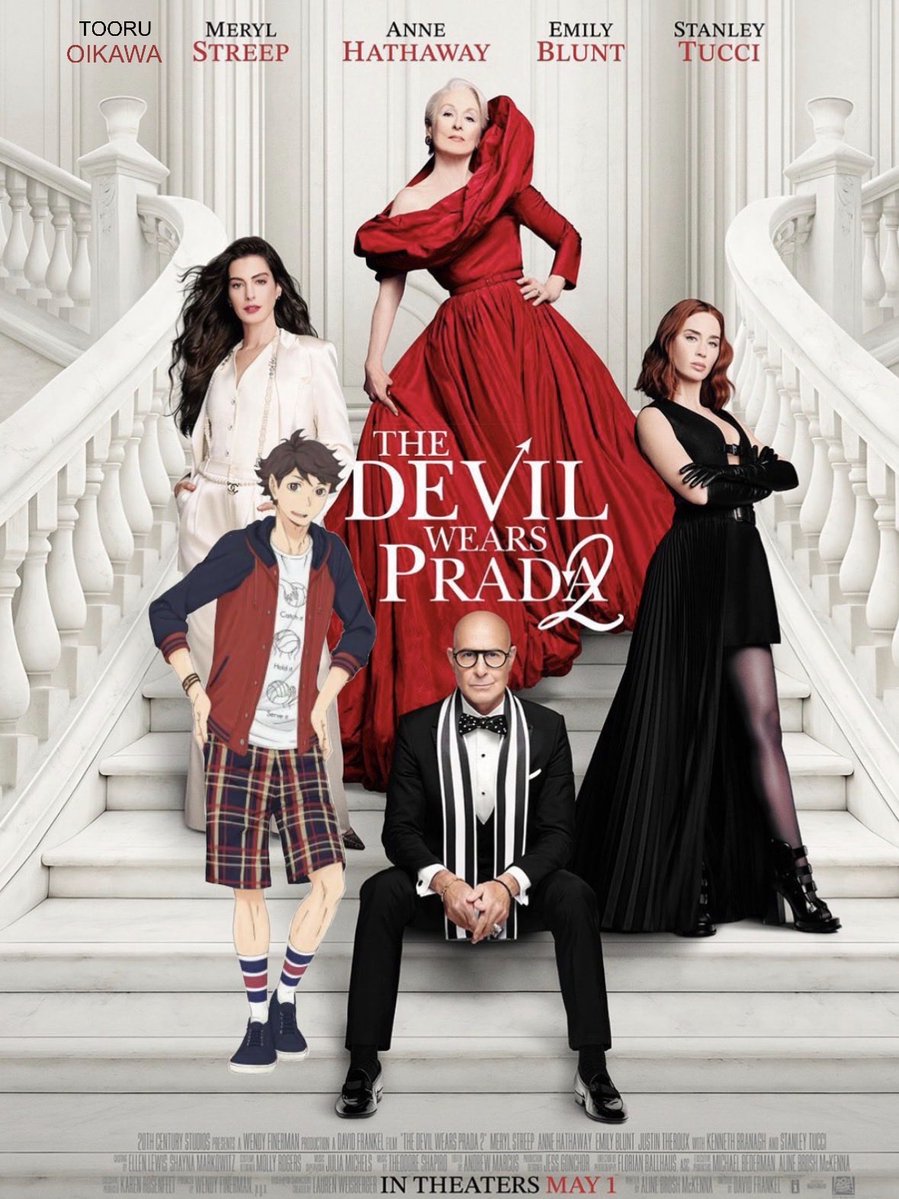 🚨 A new poster for ‘The Devil Wears Prada 2’ has been unveiled. Out May 1st.