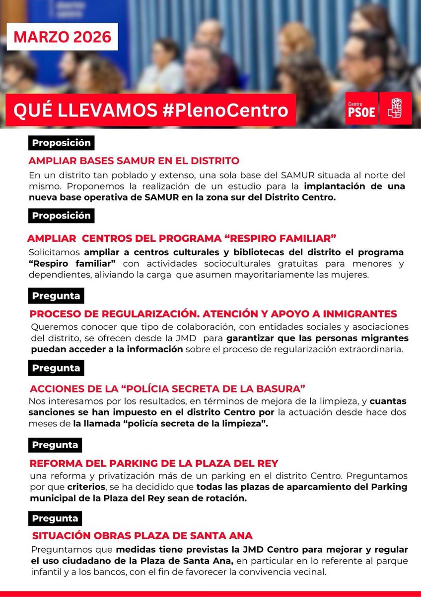PSOE Madrid Centro tweet media