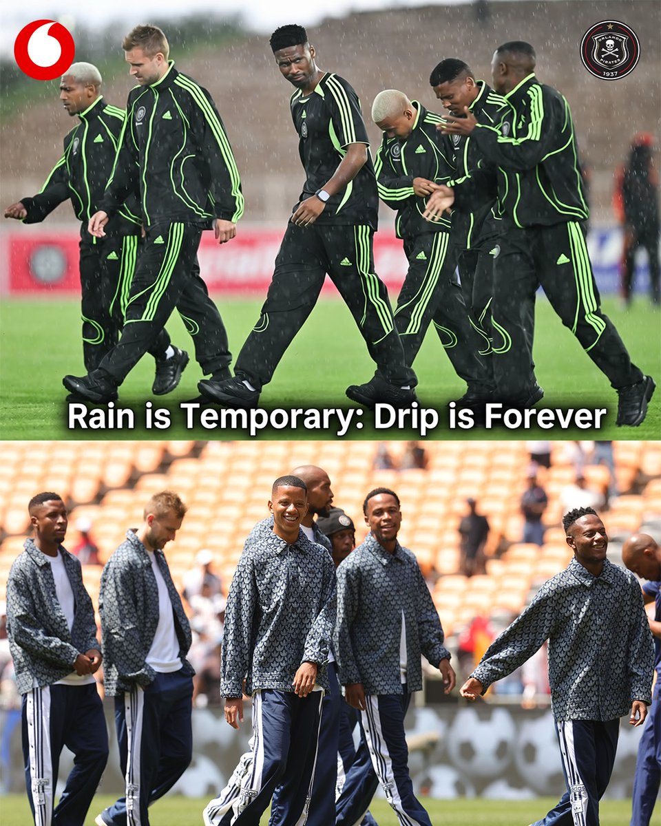 VodacomSoccer's tweet photo. AmaBhakaniya noMswenko💯​
​
Using  #VodacomlovesOrlandoPirates let us know which drip is your favourite. ​

#OnceAlways @orlandopirates https://t.co/ZonNbEiY3Q