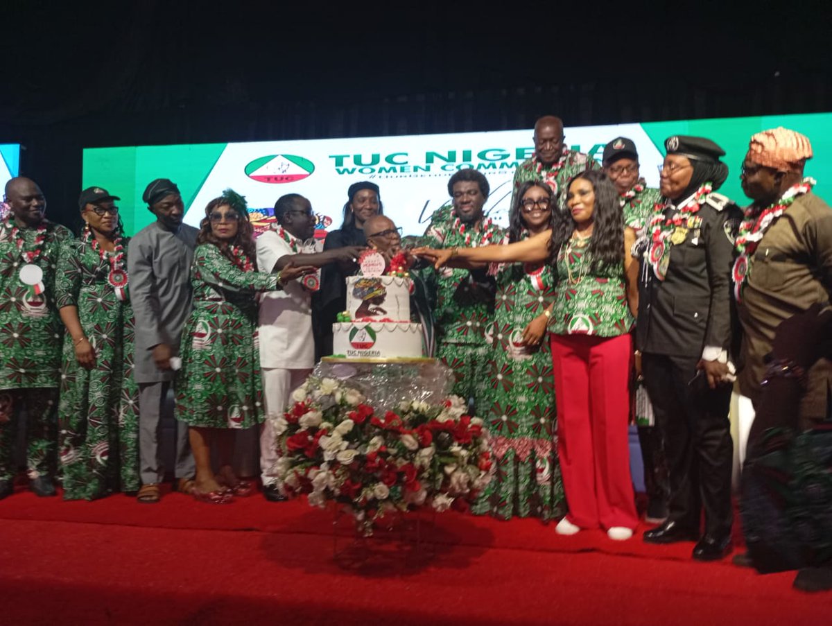 CongressTu56093's tweet photo. Impressions from the Trade Union Congress of Nigeria (TUC) Women's Commission 2026 International Women's Day Celebration at Top Rank Galaxy Hotel, Utako, Abuja. Theme: 'Empowering Women: The Path to Equal Rights and Economic Justice'. https://t.co/bcBblkYyUO