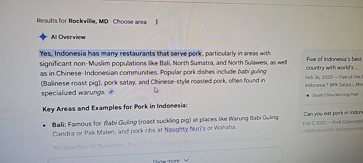 gratescott80's tweet photo. @BigDamnHeros420 @leeroyza1 @nobleisawinner Indonesia, India,  Bangladesh,  Egypt,  and Pakistan have the highest Muslim populations and still have restaurants that serve pork.  Not to mention that there isn't a food that is forbidden to Christians.  So what would they need to cut out of their school menu for Christians? https://t.co/2AGN7oxRcN