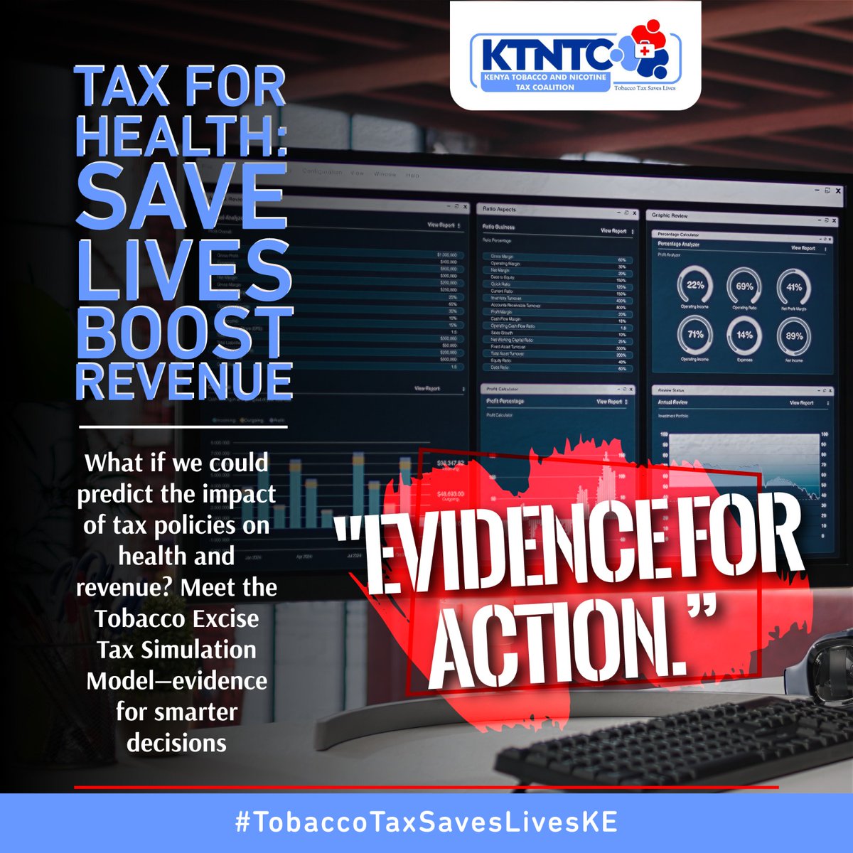 Evidence should not sit quietly in reports while lives are at stake.

When policy listens to data, fewer young people start smoking, fewer families face preventable disease, and more lives are protected.

Evidence must lead to action.

#TobaccoTaxSavesLivesKE