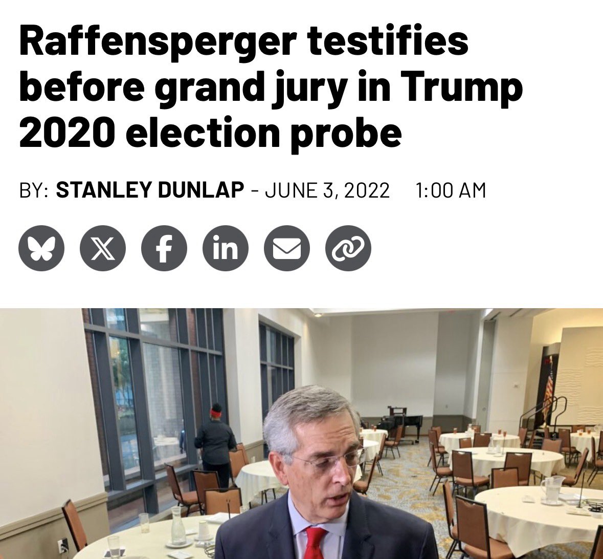TheAndersPaul's tweet photo. This is HUGE. Rick Jackson’s campaign is over. It’s done. He funded the People behind the J6 Sham trial impeachment. He funded Cheney. Cheney worked with Raffensperger to take out Trump. We already know Raffensperger and Sterling lied multiple times in this testimony. Which means he probably lied to Grand Jury too. This is Jackson. ANTI TRUMP. ANTI ELECTION SECURITY.
