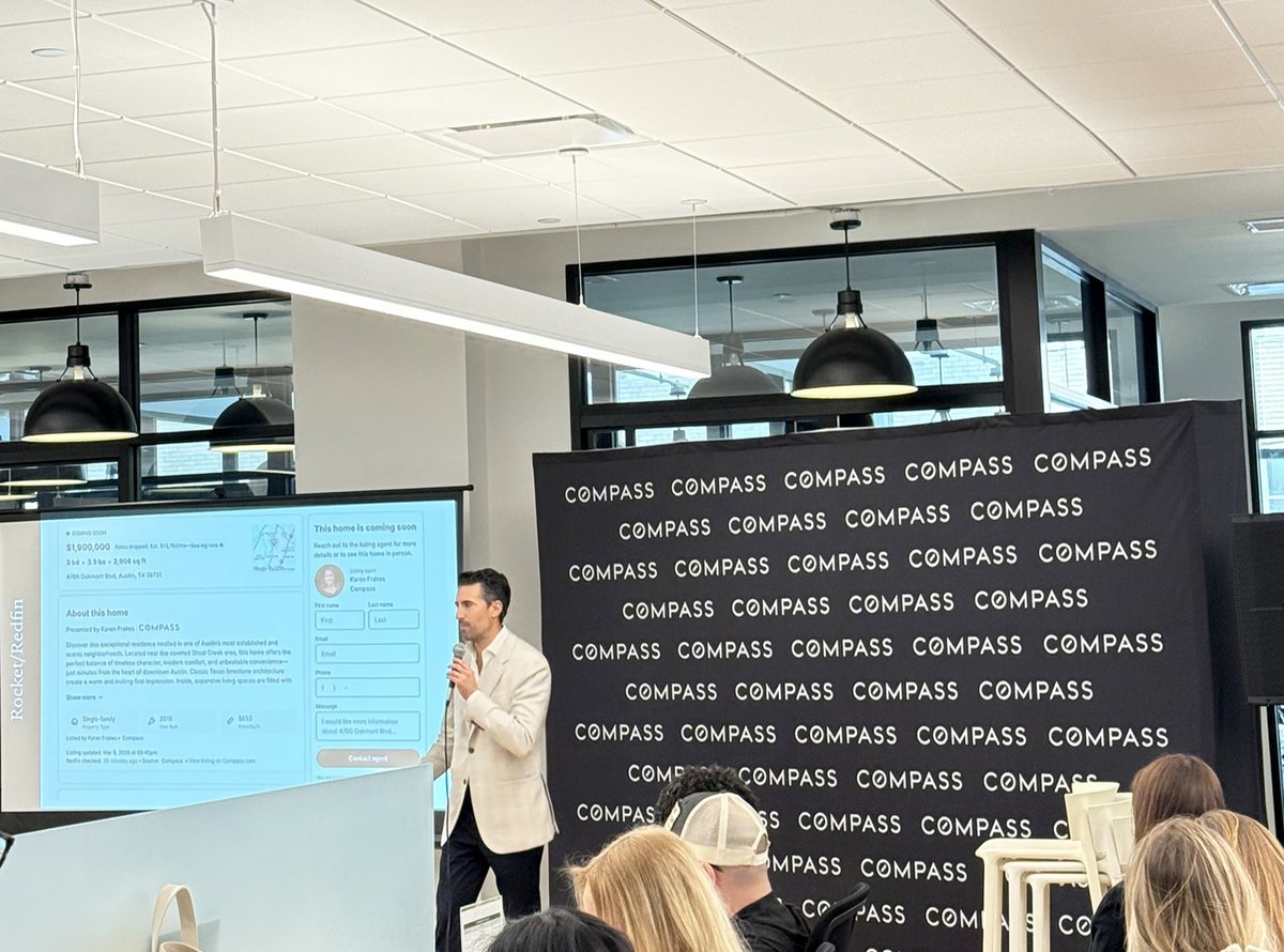 Today at <a href="/Compass/">Compass</a> Connect the Dots Philadelphia, we heard insights from Compass President of Growth, Rory Golod and enjoyed connecting with local agents. Thank you to everyone who stopped by to talk with Marissa LoCascio and Emily McDonnell!