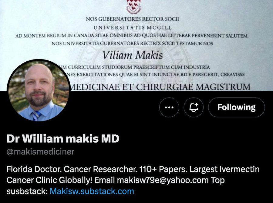William Makis tweet media