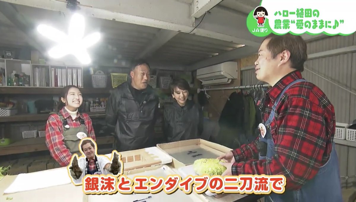 hello551130ueda's tweet image. 今週のRSK『笑味ちゃん天気予報』
番組YouTubeにあがってます🧑‍🌾
ぜひ観てください🤘

エンダイブ特集🥬

♪ラララ〜セキララにDIVE〜（B’z『DIVE』より）

⬇️
youtu.be/a0yV25PAmBY?si…

#笑味ちゃん天気予報 #ja #rsk #古米沙世 #エンダイブ