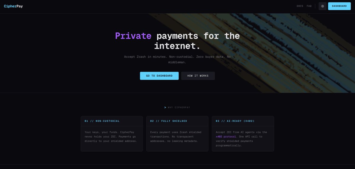 Cipherpay tweet media