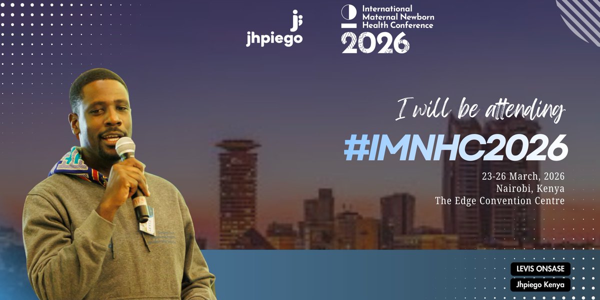levyonsase1's tweet photo. I'll be speaking at #IMNHC2026 in Nairobi!
Advancing Maternal &amp; Newborn Outcomes via Scalable RMNCH/FP High-Impact Interventions
When: 25 March | 12:30–13:30 EAT | Ballroom 2
Looking forward to sharing what worked. @JhpiegoKenya @Tupange4better 
#MaternalHealth #NewbornHealth #FP https://t.co/9v0fHpltvp