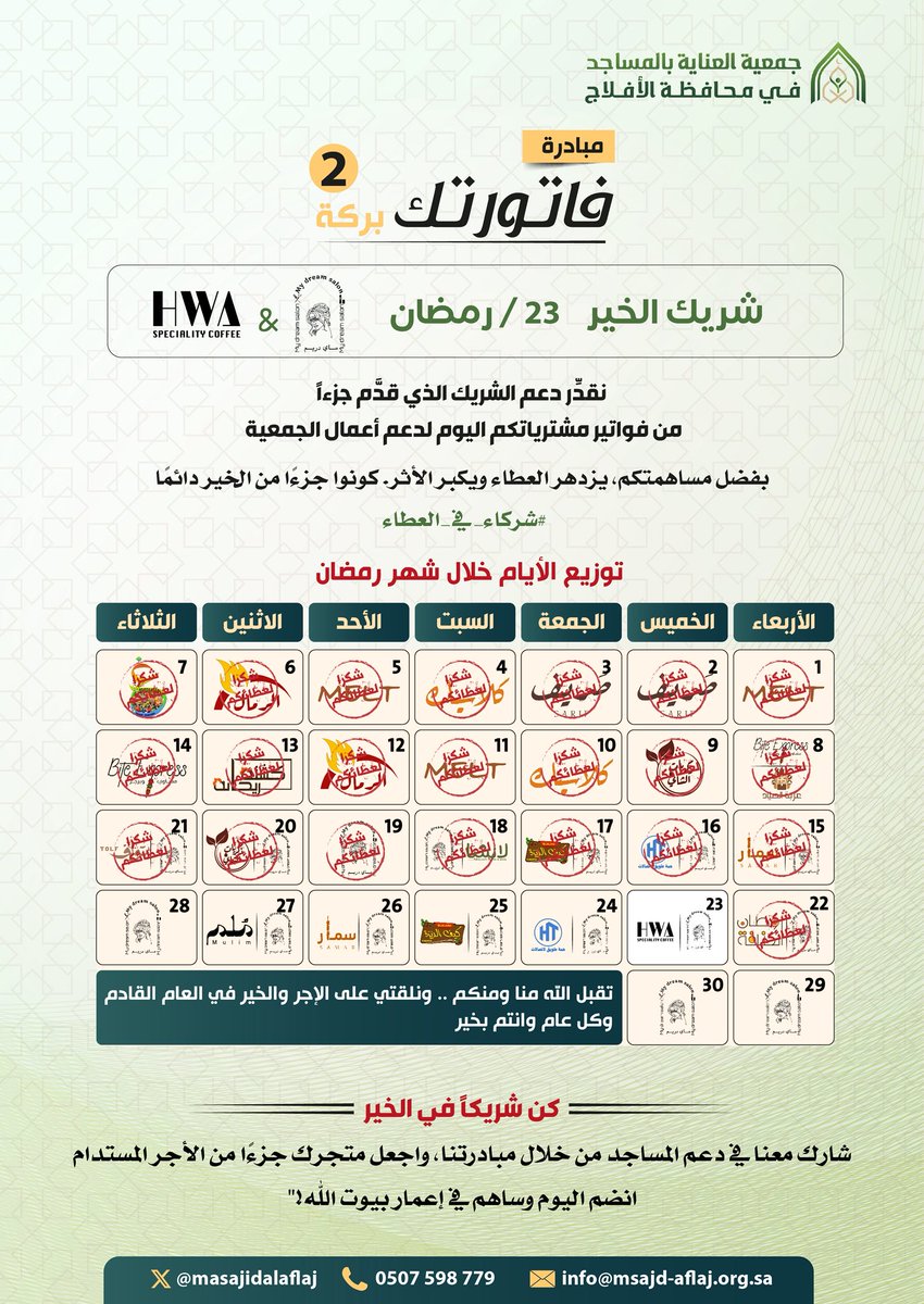 جمعية العناية بالمساجد في الأفلاج tweet media