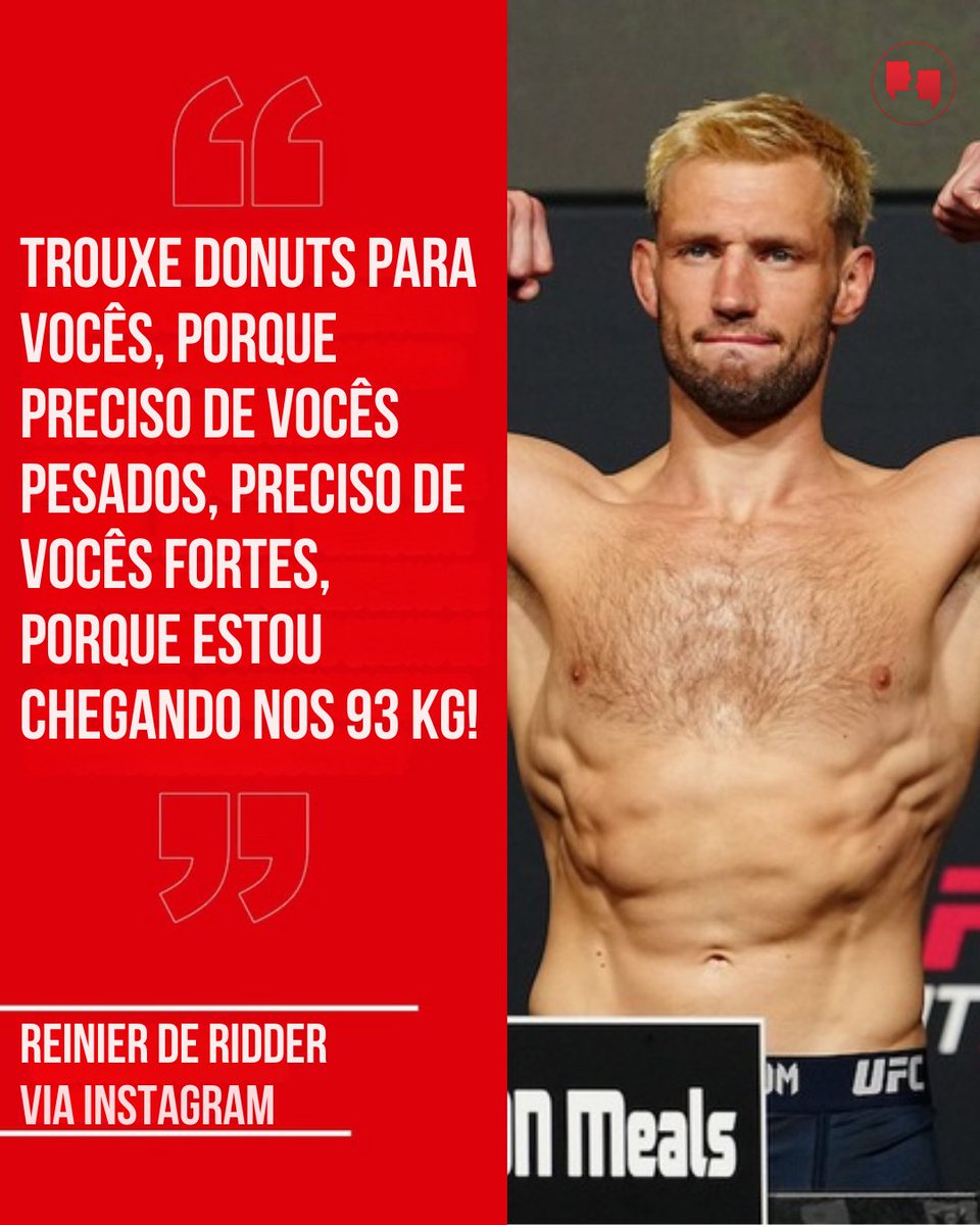 AgFight's tweet photo. CULPA DO CAIO BORRALHO? 😅
Após derrota para o brasileiro da Fighting Nerds, Reinier de Ridder anuncia subida para a divisão dos meio-pesados.
#MMA #UFC #DeRidder #CaioBorralho https://t.co/ev86clMomx