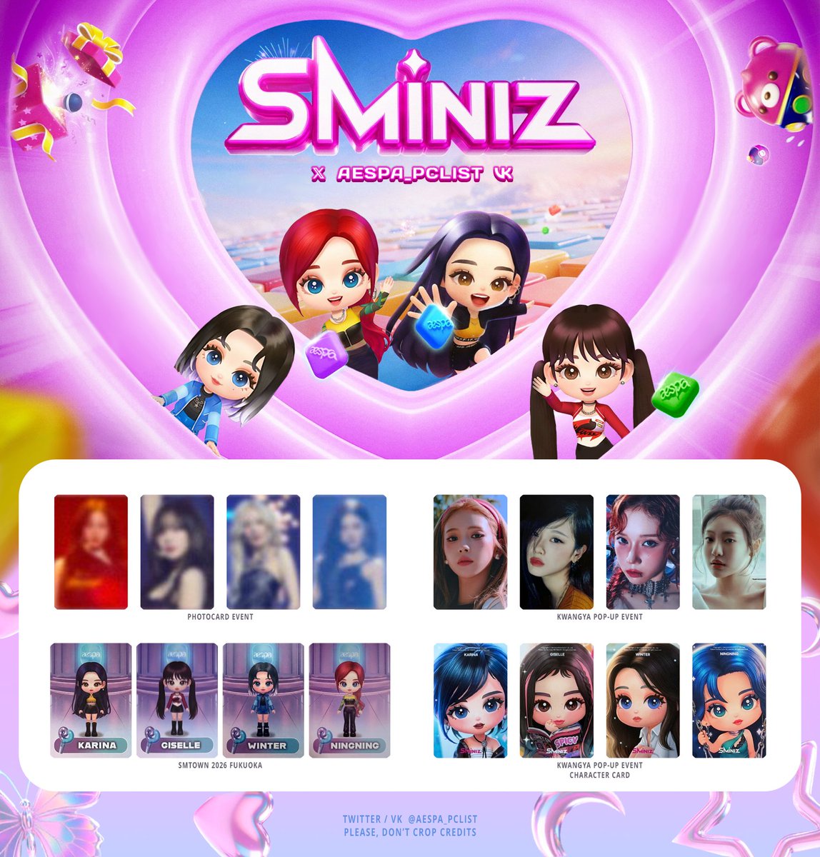 SMiniz aespa KWANGYA 公式 ニンニン 宁艺卓 トレカ 小卡 宁艺卓 ニンニン トレカ SMiniz KWANGYA 小卡 公式 aespa