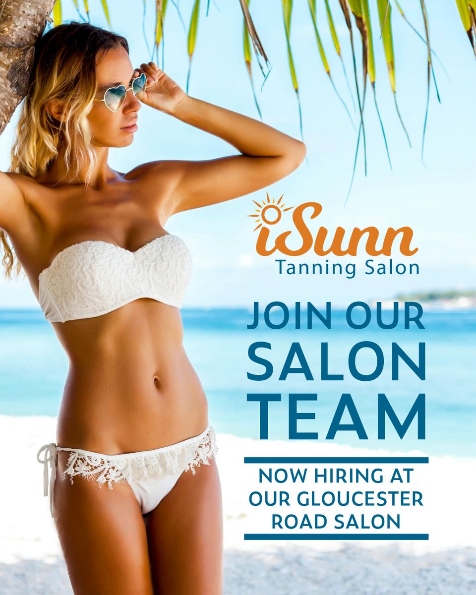 iSunnTanning's tweet photo. ✨ WE'RE HIRING! ✨ Join our Gloucester Road salon team! Full training provided.

Apply now: https://t.co/ZIuEGI8K10 

#NowHiring #JobOpportunity #BristolJobs #GloucesterRoad #TanningSalon #iSunnTeam #JoinOurTeam #PartTimeJobs #FlexibleWork https://t.co/Zav3C1peJO
