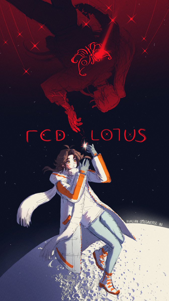 HUALIAN Omegaverse Giant Robot Ch. 2 is Up! 
Guess who confuses Wednesdsy with Thursday english words… I’m really late for Wuming Wednesday! OTL

The sketch got coloree during the week and will suffice as cover art for now!

#tgcf #hualian #HuaCheng #XieLian #fanfic #omegaverse