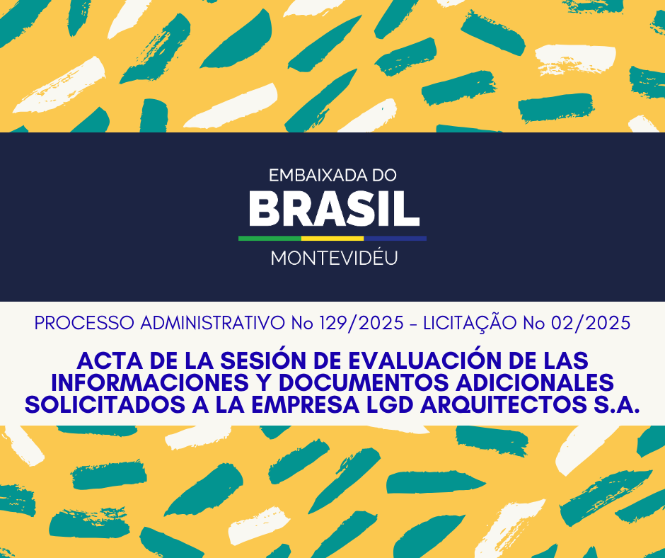 Embajada de Brasil en Montevideo tweet media
