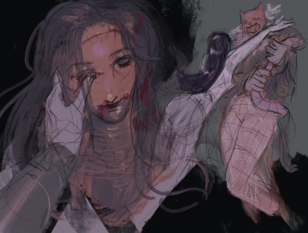 ishazo_sketch's tweet photo. not finishing this but yay :3 <3 stitches https://t.co/WgJ6tfMzLO
