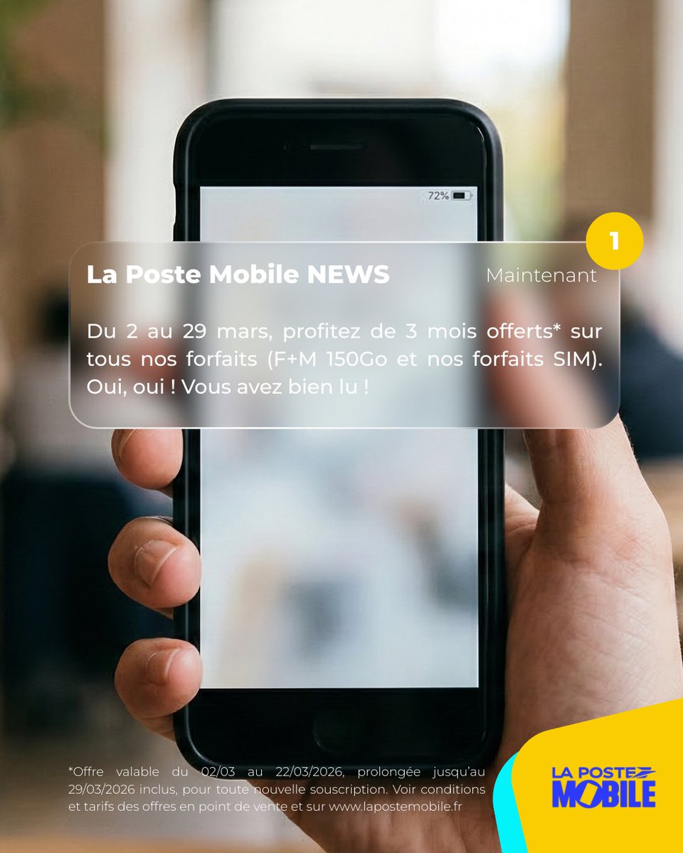 La Poste Mobile tweet media