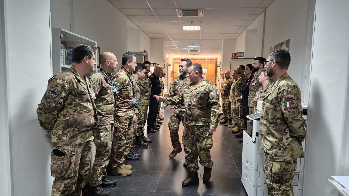NATOSFACOE's tweet image. The Head of the @SM_Difesa Military Strategy and Innovation General Office (UGSMI), M.G. Grassano, paid a visit to the #NSFACOE, where the Director presented key projects and activities, providing an opportunity to exchange views on #SFA from a #NATO perspective
#WeAreNATO