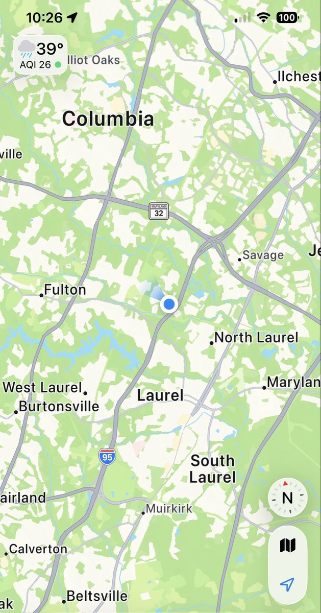 teahan22's tweet photo. @capitalweather Sleeting North Laurel https://t.co/45K38ZfMBB