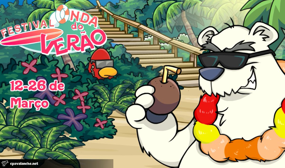 cpavaalanche's tweet photo. ⋆🔆˚｡🏝️⋆ O verão está prestes a acabar, mas antes de nos despedirmos do sol, há que organizar uma celebração de despedida ⎯ de preferência uma com MUITA diversão! 🪼⋆.ೃ࿔*:･

🍹 Tá na hora de curtir a magia do Festival Na Onda do Verão, disponível até 26/03 @ só no CPA! ༄.🌴 https://t.co/pTuLQOVjcv