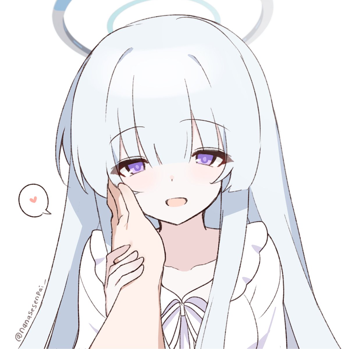 pixiv ７a ブルー.ホワイト　2セット RT @nanasesenpai_: 💙💜 #ブルアカ #BlueArchive