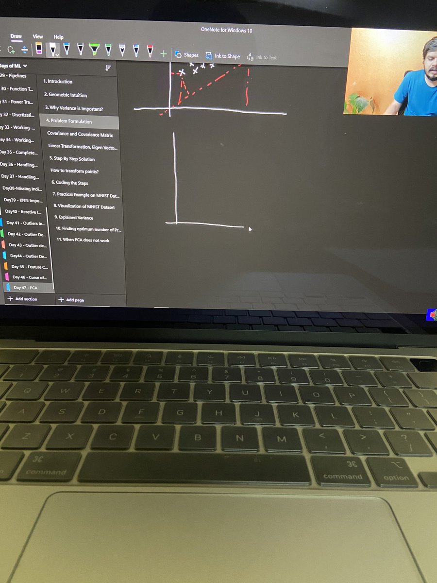 prathamiscoding's tweet photo. Day 48 - Becoming an AI/ML Engineer 
- 9 to 5 college
- principle component analysis (part 2)
- learned problem formulation,covariance and covariance matrix, eigen vectors ans eigen values, how to solve pca
- solved one leetcode problem https://t.co/UVEZVQj2lK