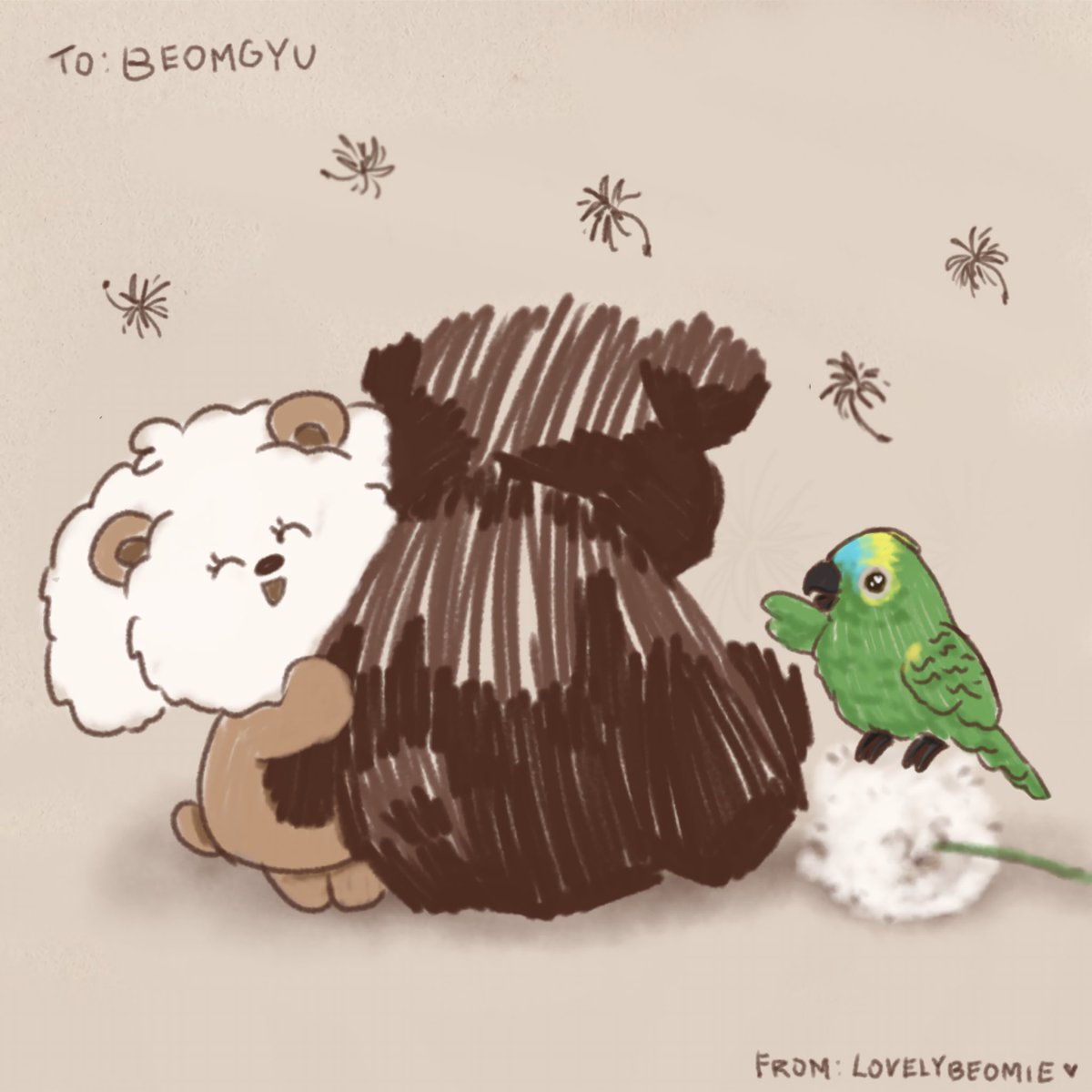 happiest birthday to you, our beomie 🧸🤍

#OurHalfBeomgyuDay 
#봄볕의따스함은알콩이전해준사랑