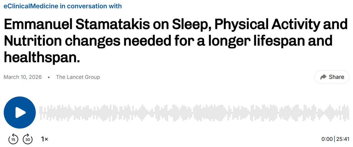 eClinicalMedicine – The Lancet Discovery Science tweet media