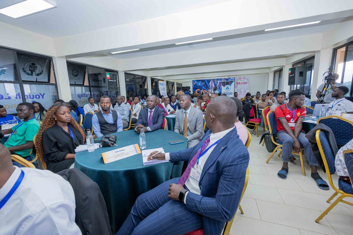 OgingaDerick's tweet photo. As the President of the Siaya Youth Assembly, I had the honor of hosting David Ochieng-MP Ugenya Constituency during Day 3 of the 6-Day Induction and Transformational Leadership Conversation for Siaya Youth Assembly Members at the Kenya Institute of Special Education,Kasarani,Nrb https://t.co/4FsiTN6yY3