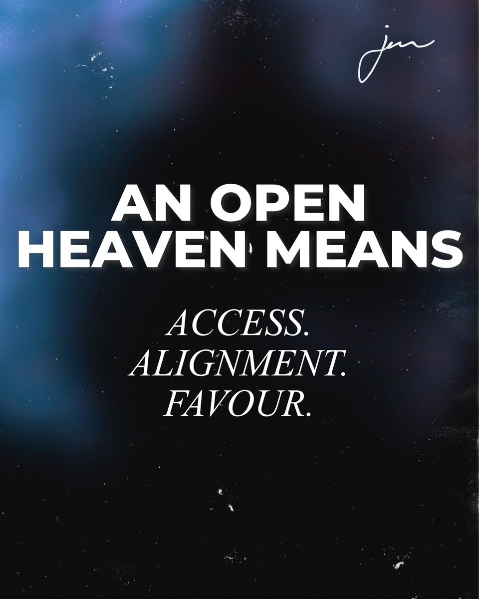joshuamccauley's tweet photo. An open heaven is not something you are trying to reach—it is something Christ has already secured for you.
You are the righteousness of God in Him.
You are not under condemnation.
You are standing under blessing.
#OpenHeaven #FaithInHisFinishedWork #GraceDriven https://t.co/WdvtmwiHPs