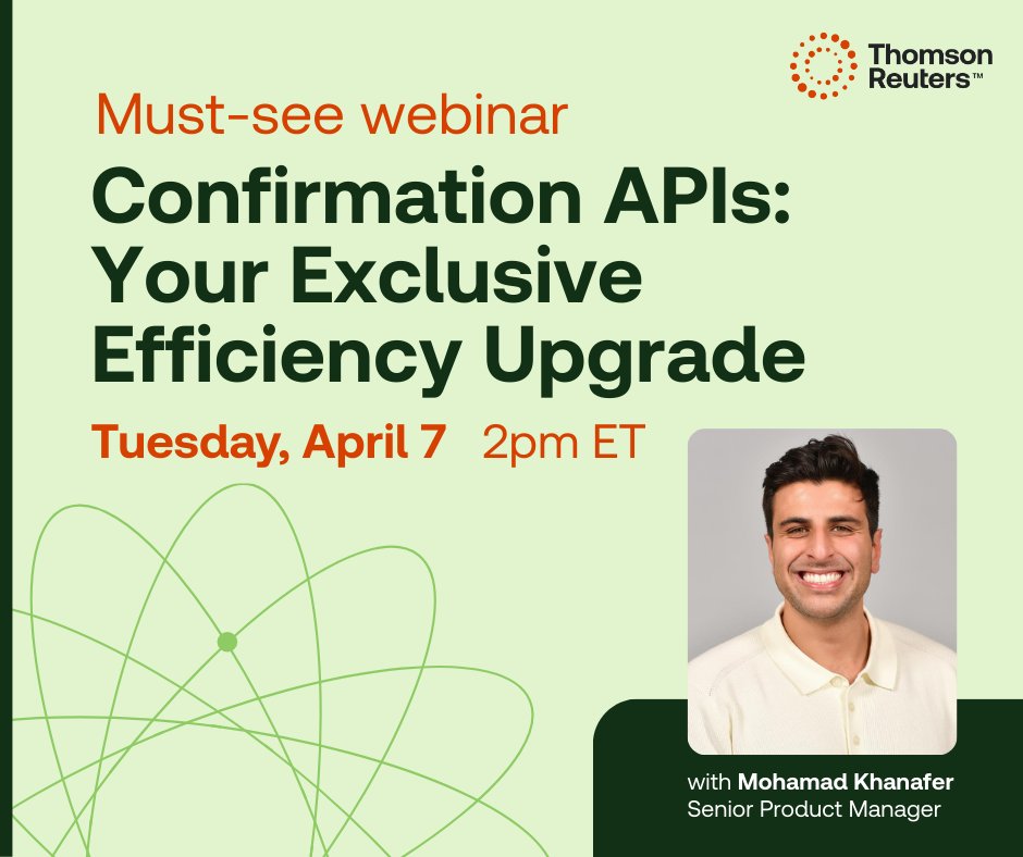 Thomson Reuters® Confirmation tweet media