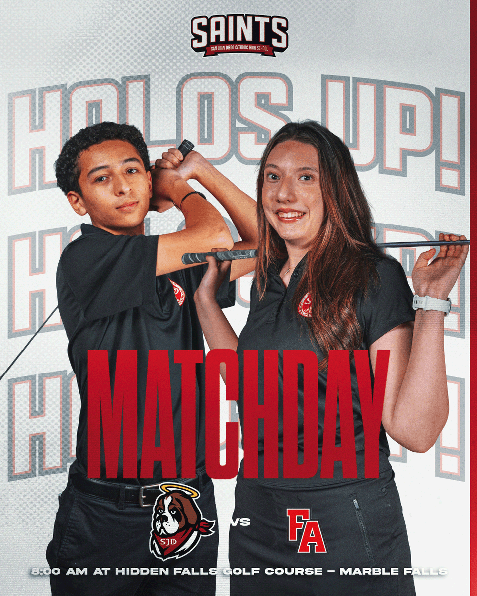 Wishing our Saints Golf Team the best this morning, as they compete at the Faith Academy Golf Tournament in Meadowlakes! ⛳️
#HalosUp #SaintStrong #SaintsGolf #SaintsAthletics 
Photos: <a href="/gustavo/">Gustavo Fernandez</a>.archived