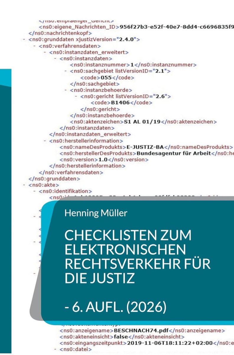 ervjustiz's tweet photo. #bea #egvp #erv #ejustice
💻 Ist ein #elektronisches Dokument auch dann dem Gericht zugegangen, wenn es nicht lesbar ist?
💡Ja, meint das #BayLSG
⚖️ und hat recht:
https://t.co/2YjLNqAvu1 https://t.co/Hy6AeZZWoO