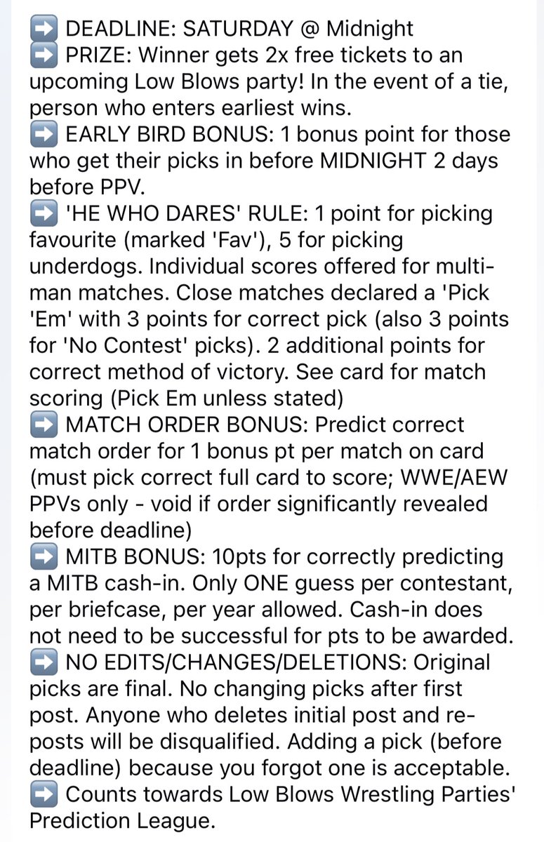 Low Blows tweet media