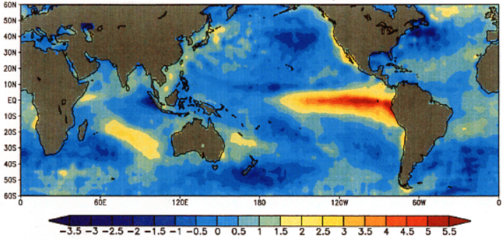 Um dos maiores desafios na previsão da oscilação El Niño é a chamada "Barreira de Previsão da Primavera" (SPB).

Previsões iniciadas no final do verão/início do outono do hemisfério norte (≈ março–maio) costumam apresentar queda abrupta de habilidade.

Por quê? Segue o fio🧵👇