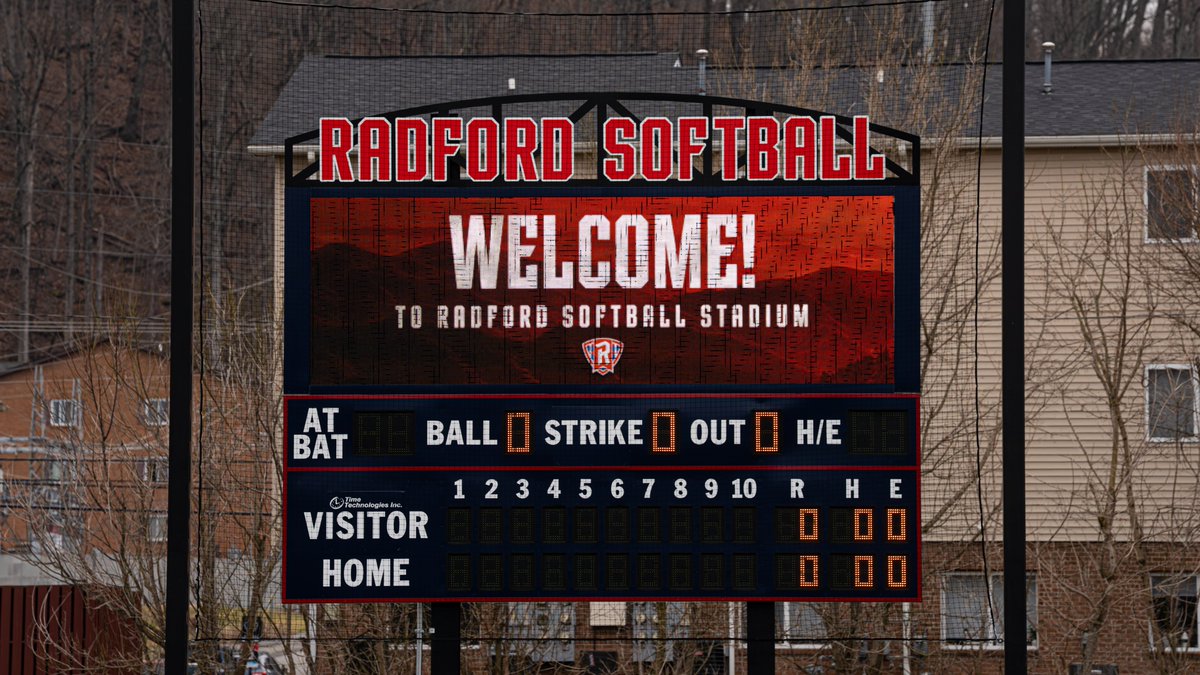 Radford Softball tweet media