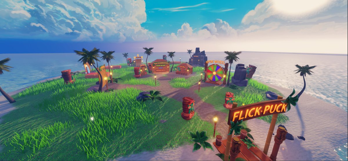 phatngia's tweet photo. 🛖Tiki Island🛖
Stylized Lobby for @TragicDegen 
#ROBLOX #RobloxDevs #RobloxDev https://t.co/wOmYFmzdHm