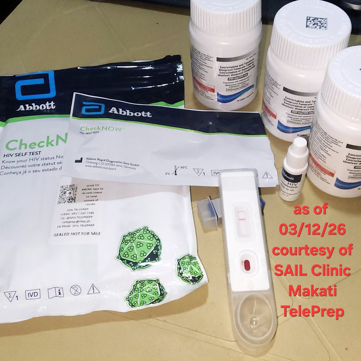 Thank You <a href="/SailClinics/">SAILClinics</a> Makati TelePrep
#NonReactive #Negative

Thanks as always for the easy, and smooth Prep Refill process. 🥰🌻