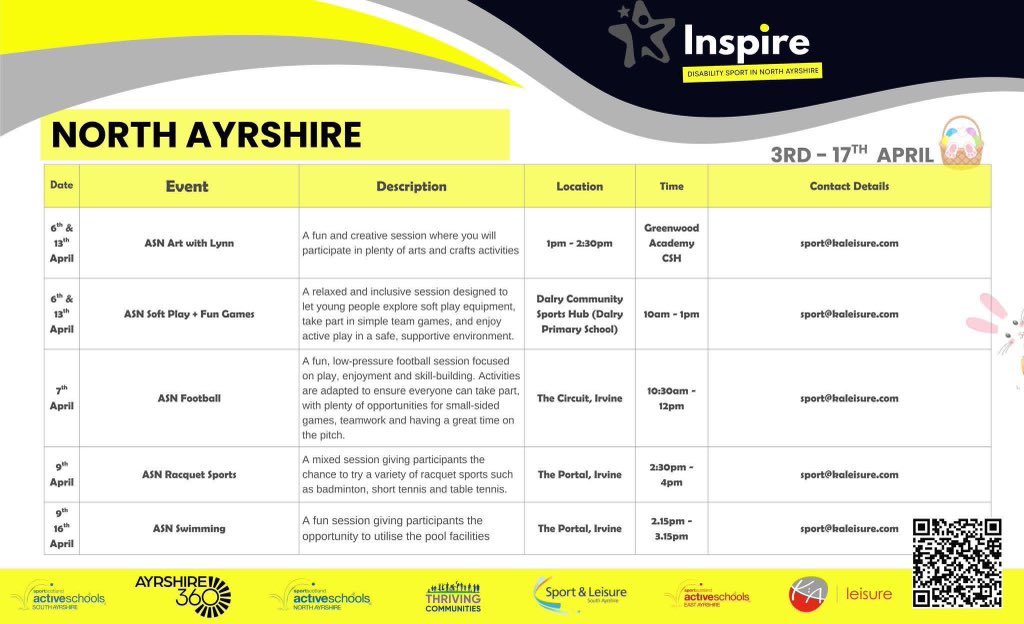 NA Active Schools Arran Cluster tweet media