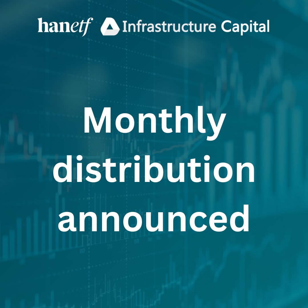 hanetf's tweet photo. 💡 A distribution announcement has been made for Infrastructure Capital Preferred Income UCITS ETF.
➡️ https://t.co/SnFOotyAhV
This material does not constitute a marketing document. It is not an invitation to invest and is for educational purposes only.
#PreferredIncome #MonthlyIncome #ETF #Investing #FixedIncomeEquity #ETF #Investing