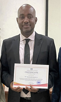 GhideonMusa's tweet photo. “My Dream is to See Eritrea Become the Biotech Country of Africa”:  An Interview with Dr. Medhanie Marikos
By : - Kidane Shimendi

Dr. Medhanie Marikos is a national from the diaspora who works as a researcher at the University of California, where he developed the first flexible electronics ECG (Electrocardiogram) heart-monitoring device. He is currently in #Eritrea with a mission to establish a biomedical engineering research system and expand PhD research opportunities. Eritrea Profile invites you to read about his ambitious mission and consider taking part in its success.

Full interview 👇
https://t.co/vpU2yC4HxH