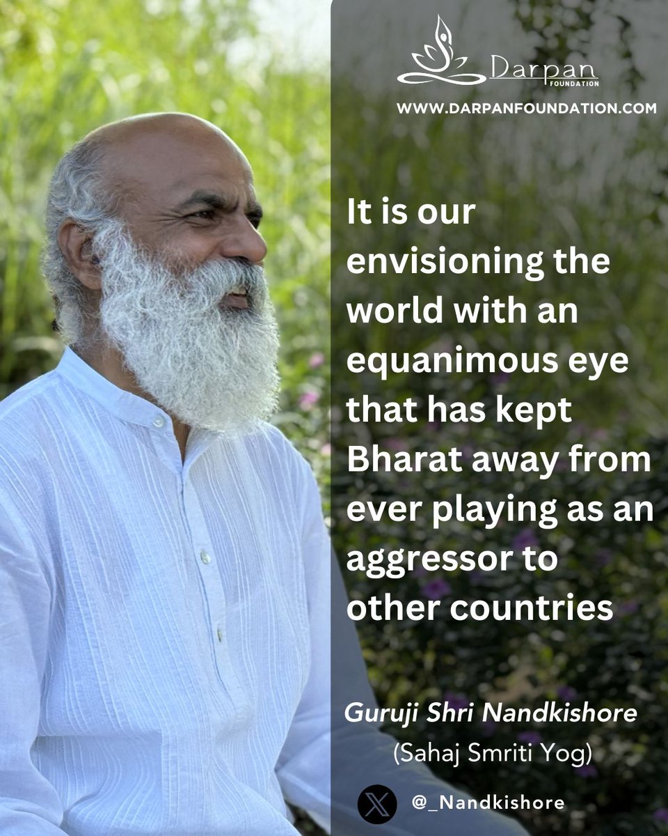 Real strength lies in equanimity, not aggression.

This wisdom reflects Bharat’s deeper philosophy—seeing the world with balance, clarity, and compassion.

Pause and reflect on this thought today.

#Dainikvaani #SpiritualWisdom #IndianPhilosophy #InnerPeace #DailyWisdom