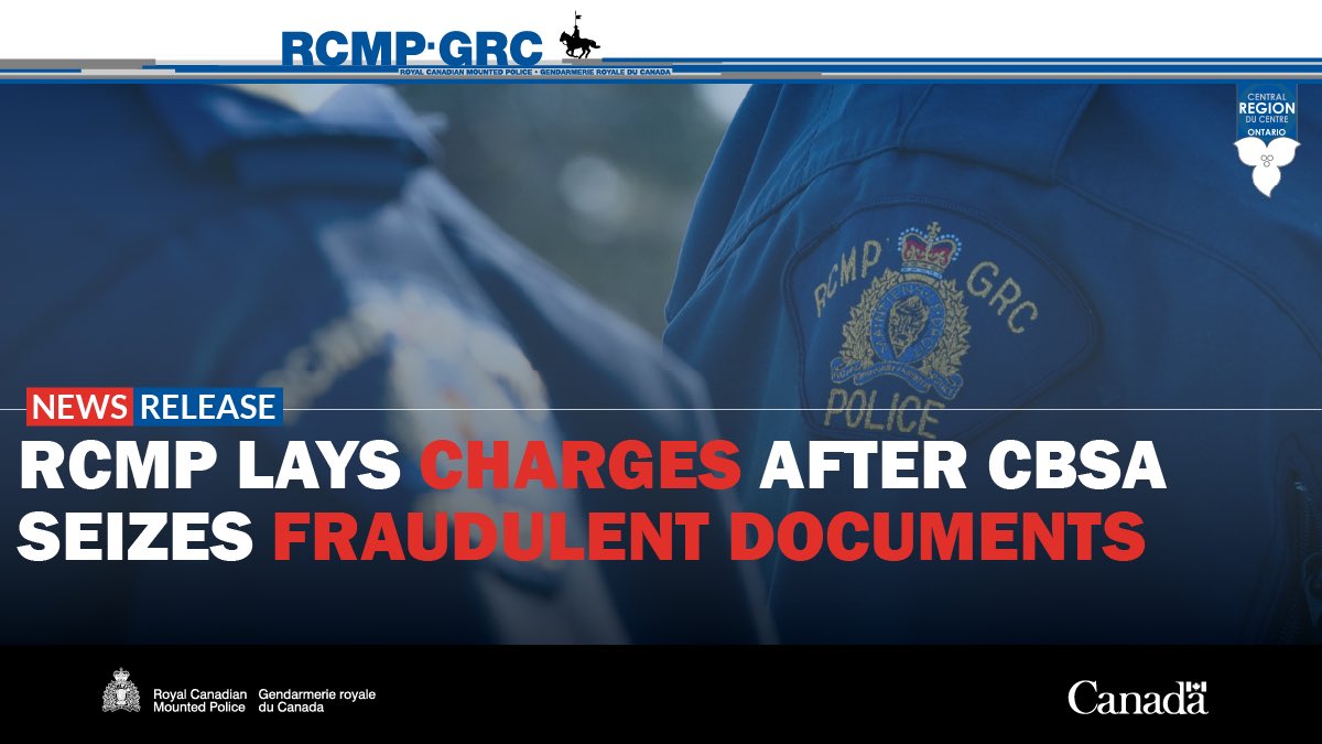 RCMP in Ontario tweet media