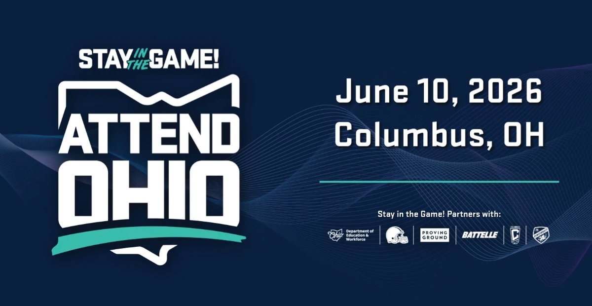 Registration is open for Attend Ohio 2026, the <a href="/SITG_Network/">Stay in the Game! Attendance Network</a>’s annual convening focused on strengthening school, family, and community partnerships to improve student attendance and reduce chronic absence. 

🗓 June 10 in Columbus

Details: education.ohio.gov/Media/Ed-Conne…