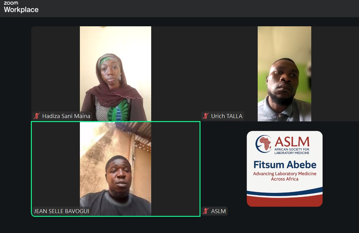 ASLM_News's tweet photo. LabPro Membership Unlocks Exclusive Content

LabPro members of the African Society for Laboratory Medicine (ASLM) receive access to exclusive articles and videos that are not available to Friends of ASLM.

This week, ASLM recorded a new video in French to better engage the Francophone laboratory community: Maintenir la qualité des laboratoires : de l’audit à l’accréditation.

The discussion features:
• Mr. Urich Talla, Laboratory Scientist, Cameroon
• Ms. Hadiza Sani Maina, Founder of Smart Lab Consulting, Cameroon
• Mr. Jean Selle Bavogui, National Institute of Public Health (INSP), Guinea 

Join LabPro to access this and other members-only resources at  https://t.co/rr2O0nz8c2