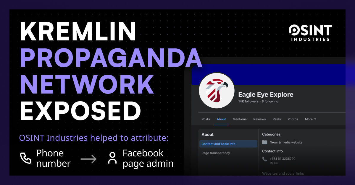 OSINT Industries tweet media