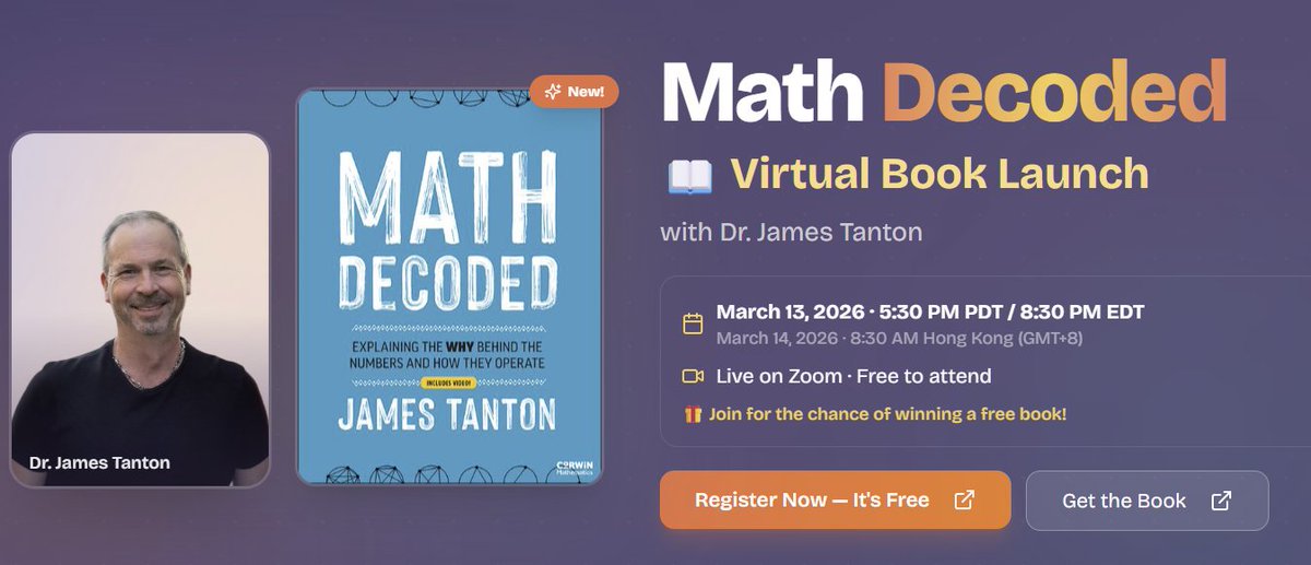 James Tanton tweet media