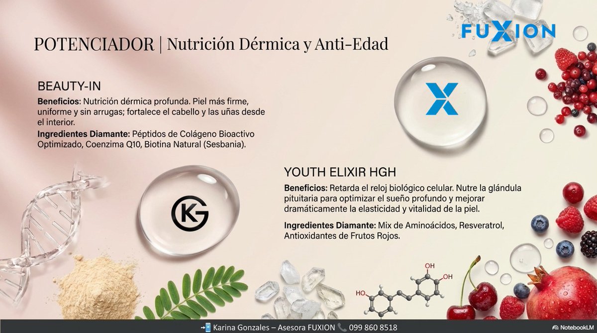 FuxionKG's tweet photo. Tu bienestar es integral 🧘‍♂️
FuXion combina ciencia y naturaleza para ayudarte a mejorar energía, digestión y salud general.

Cuida tu cuerpo. Es el único lugar donde vivirás.

#Bienestar #Salud #FuXion #Quito #Ecuador #VidaSana #Ecuadorhoyenelmundo https://t.co/VhiSvz0Mxi