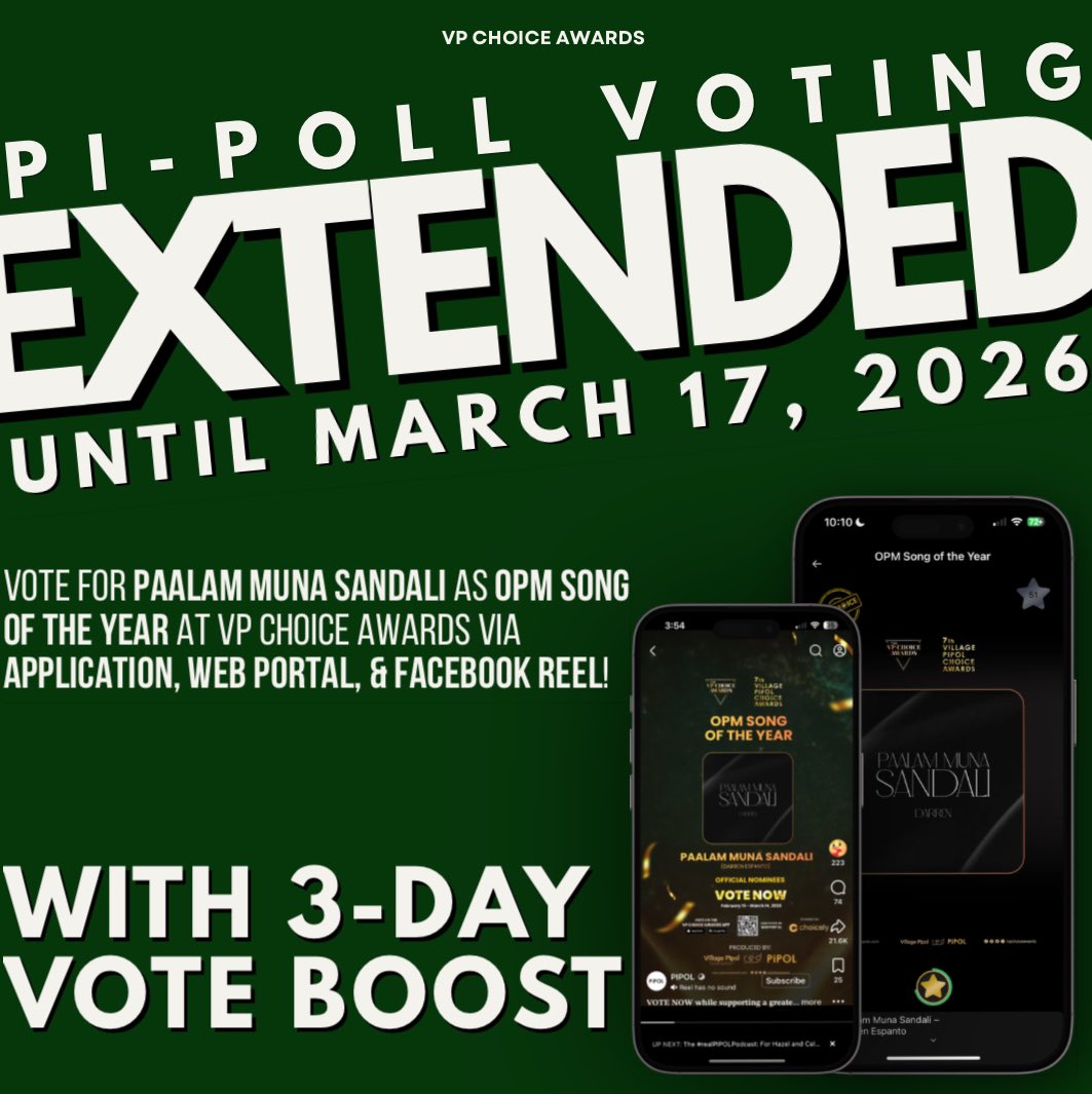DARREN's Voting Team tweet media