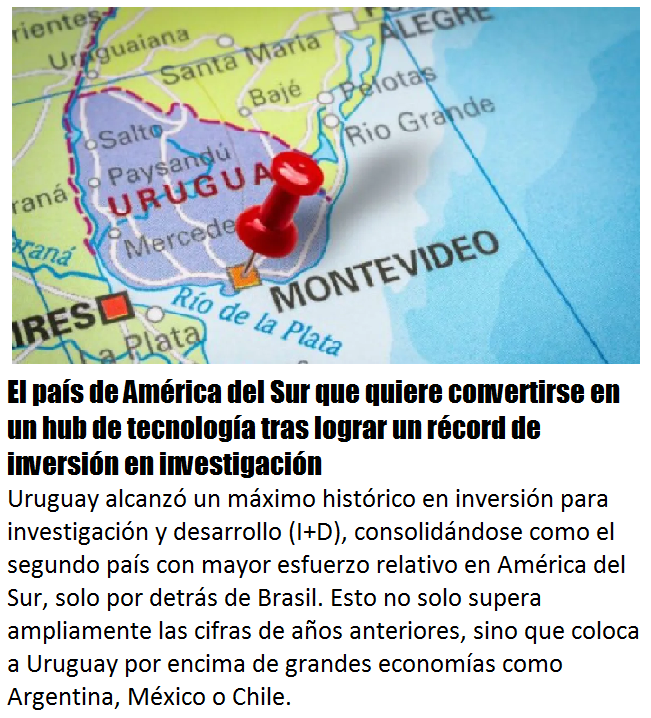 🇺🇾Este país de América del Sur aún mira hacia adelante y busca posicionarse como un líder en innovación.
➕ℹ️diariouno.com.ar/sociedad/el-pa…