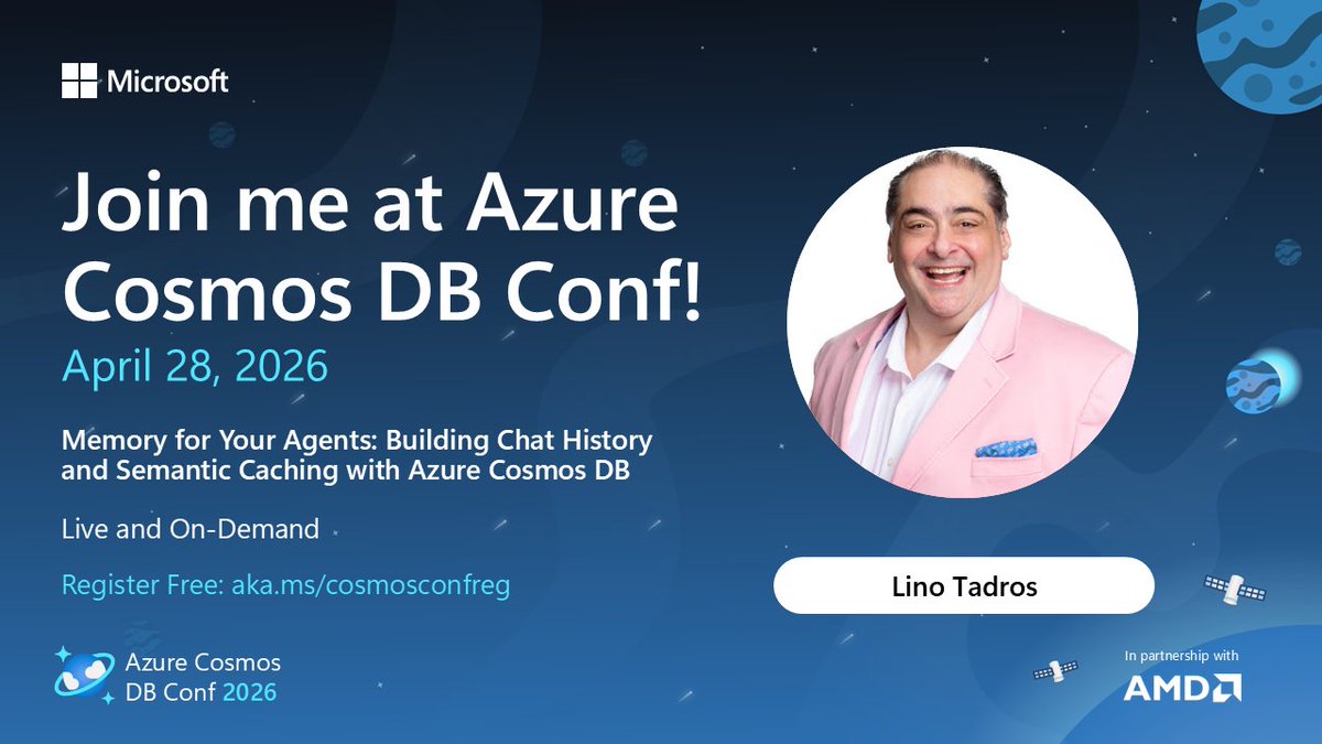 Azure Cosmos DB tweet media